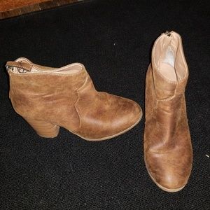 Brown booties